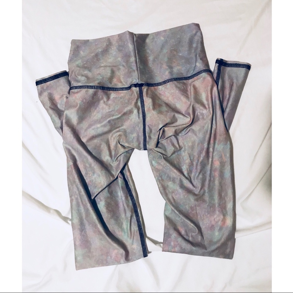 Teeki Silver Mermaid Festival EDM White Hologram Hot Pant